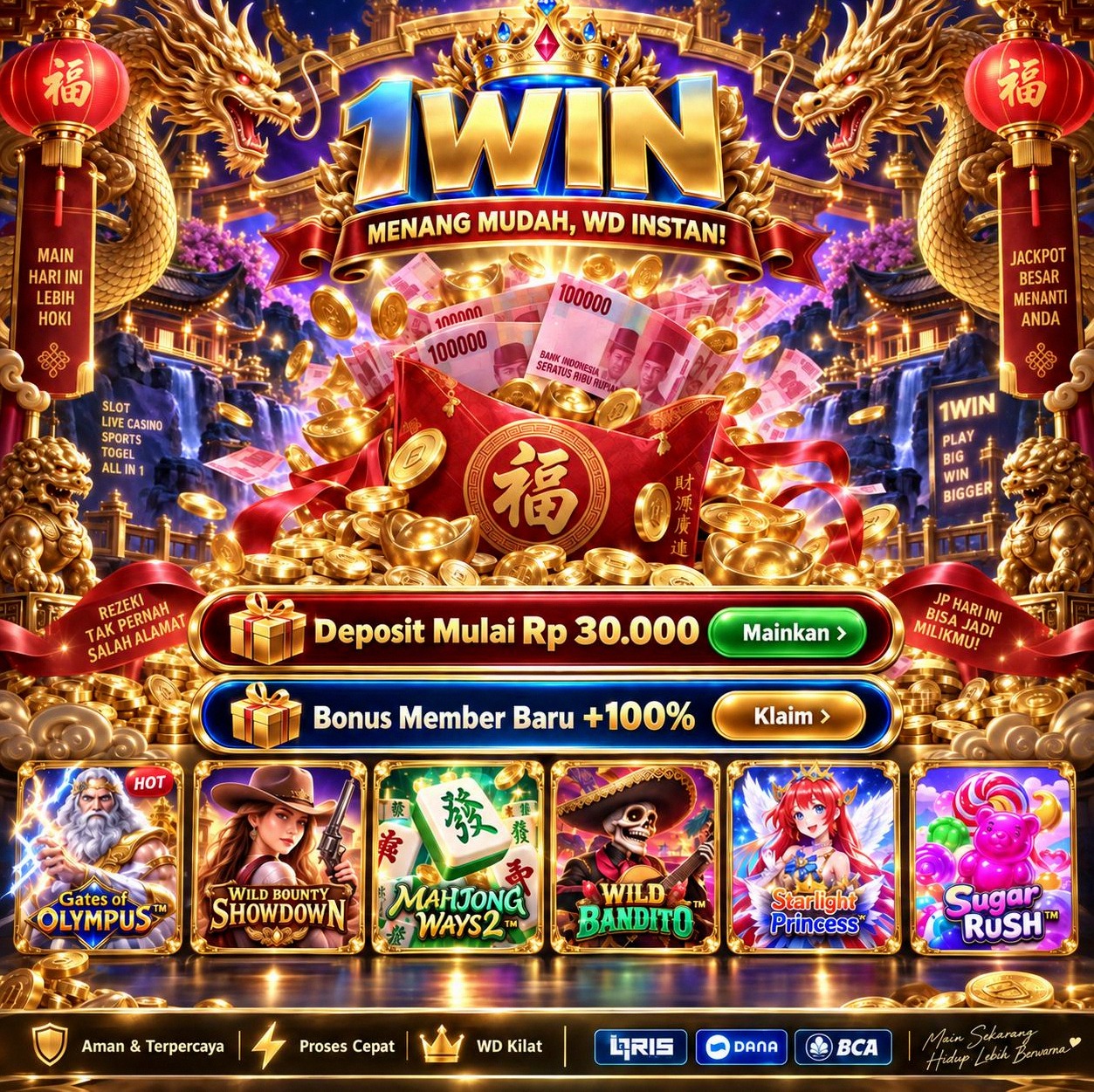 1WIN - 1win Situs Slot Online Resmi dengan Akses Daftar dan Login