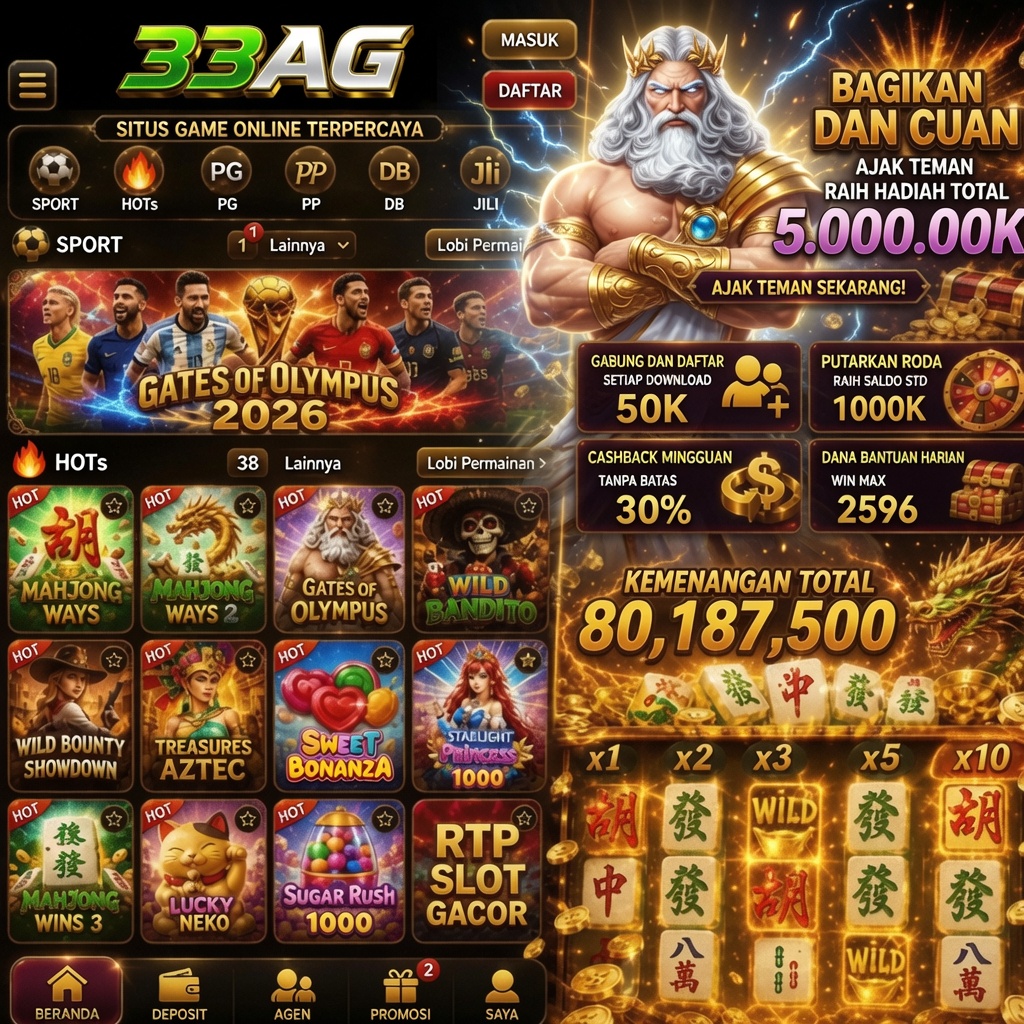 33AG - 33ag Platform Slot Online dengan Pengalaman Bermain Terbaik