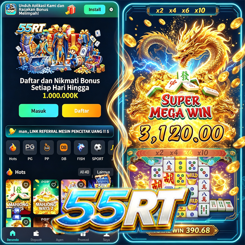 55RT - Pilihan Game PG Soft untuk Penggemar Slot Online