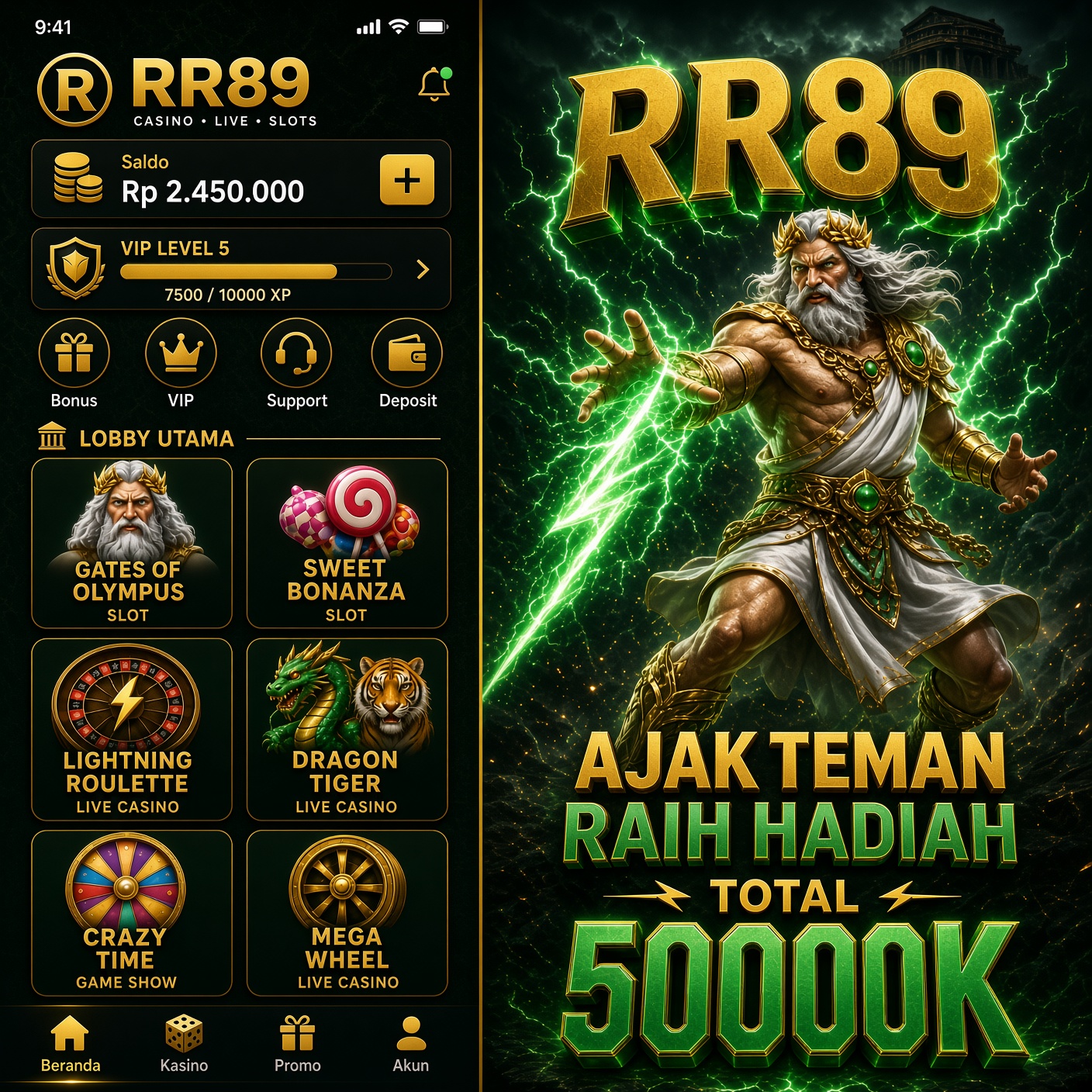 Tampilan pertama rr89